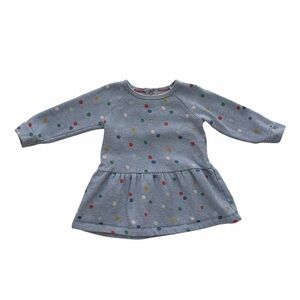 Baby Boden Blue Dress with Colorful Dots